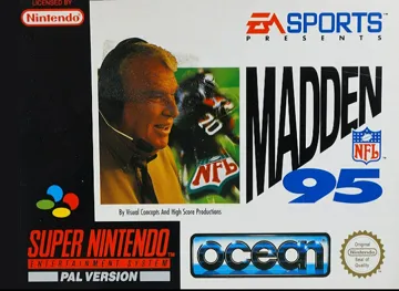 Madden NFL 95 (Europe) box cover front